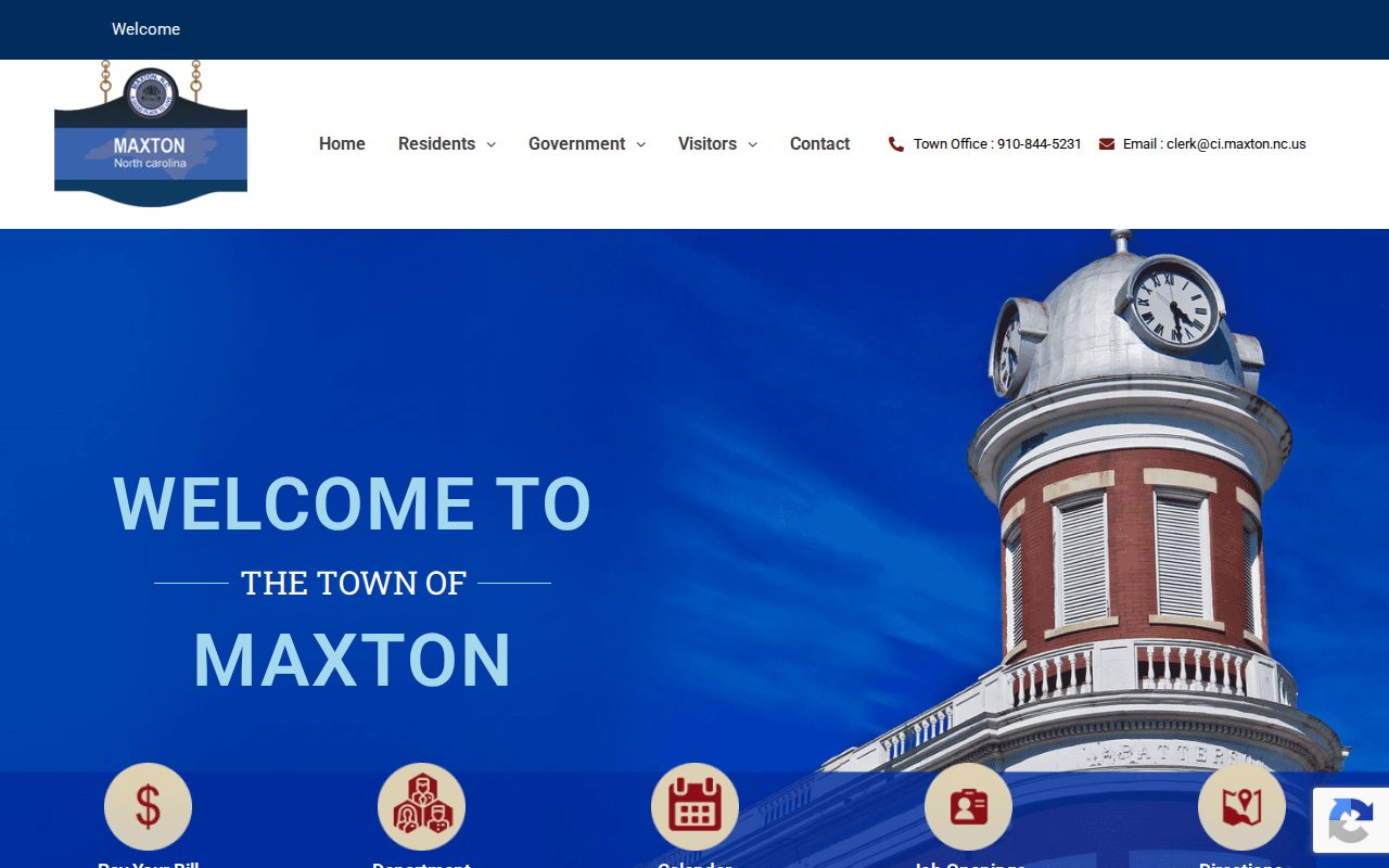 Maxton court docket official town history context